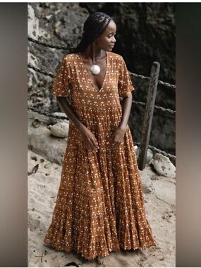 Daughters of India Chaaya Maxi Dress NWT Size S